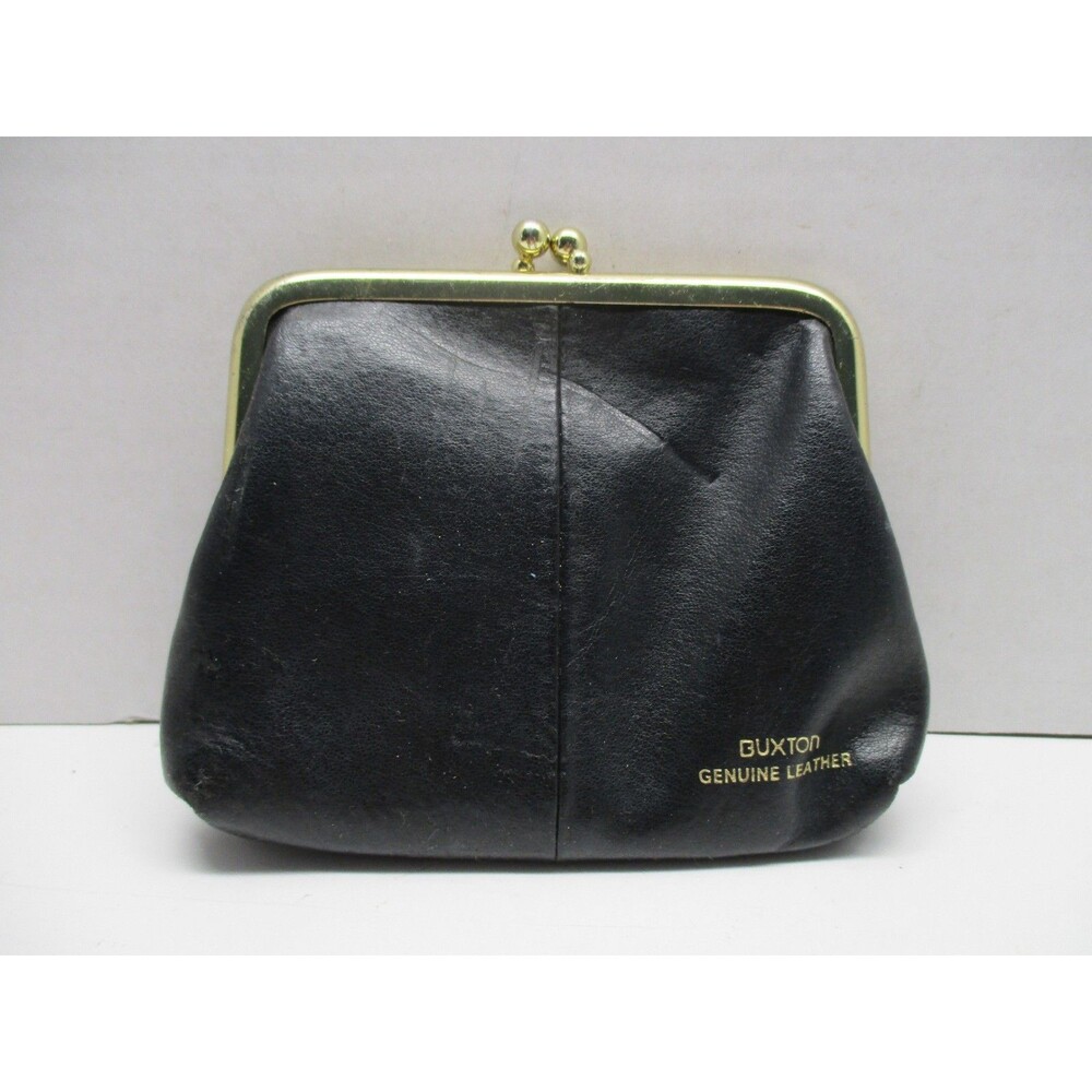 Vintage Buxton Luxury Soft Glove Leather Coin Purse - Lined